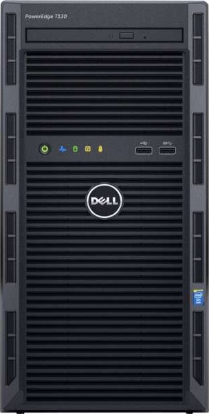 Dell PowerEdge T130 (Intel Xeon E3-1220 v6 3.0GHz, 8M cache, 4C/4T, turbo (80W), 32GB UDIMM, 2400, 4TB 3.5" HDD, DVD+/-RW SATA Internal)